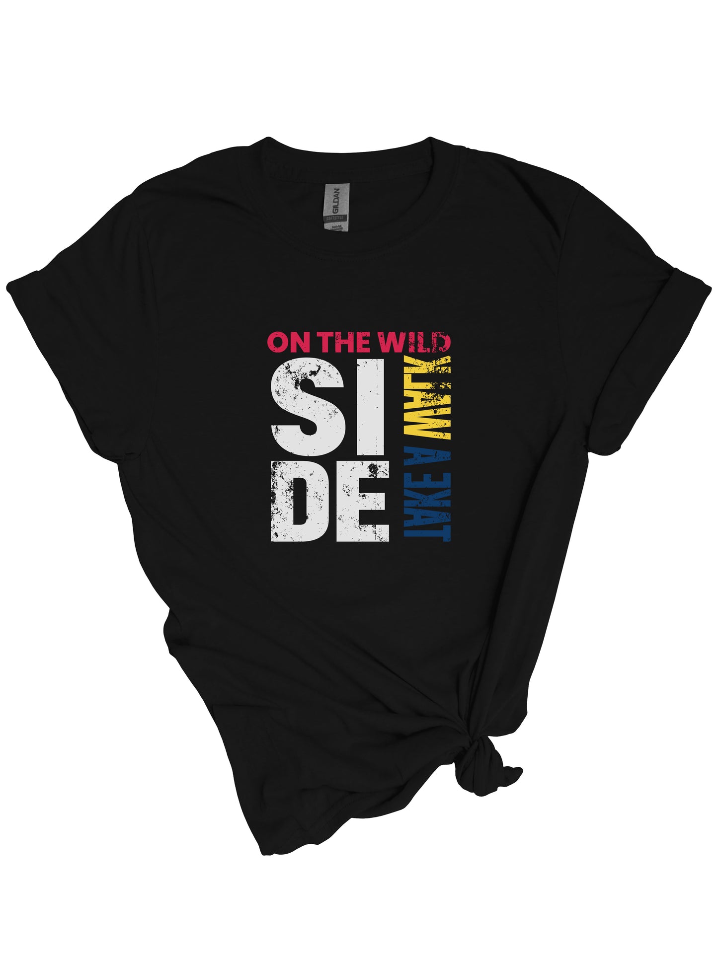 Take a walk on the wilde side (Colour Text) - Unisex Relaxed Fit Tee