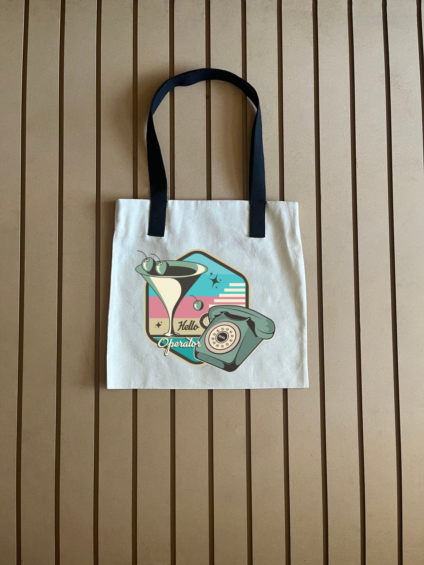 Retro Phone - Tote Bag