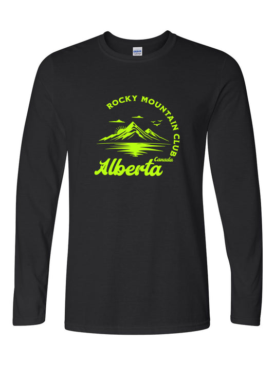 Rocky Mountain Alberta - Unisex Long Sleeve T-shirt - Black