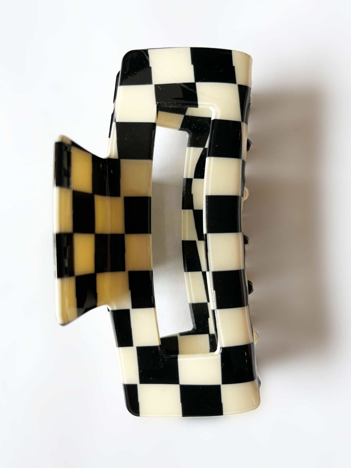 Checkered Hair Claw
