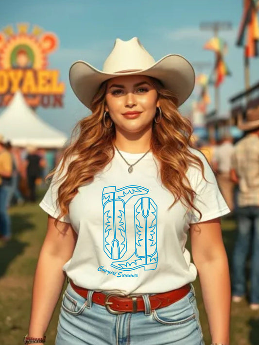 Cowgirl Boots Western  - Unisex Western T-shirt