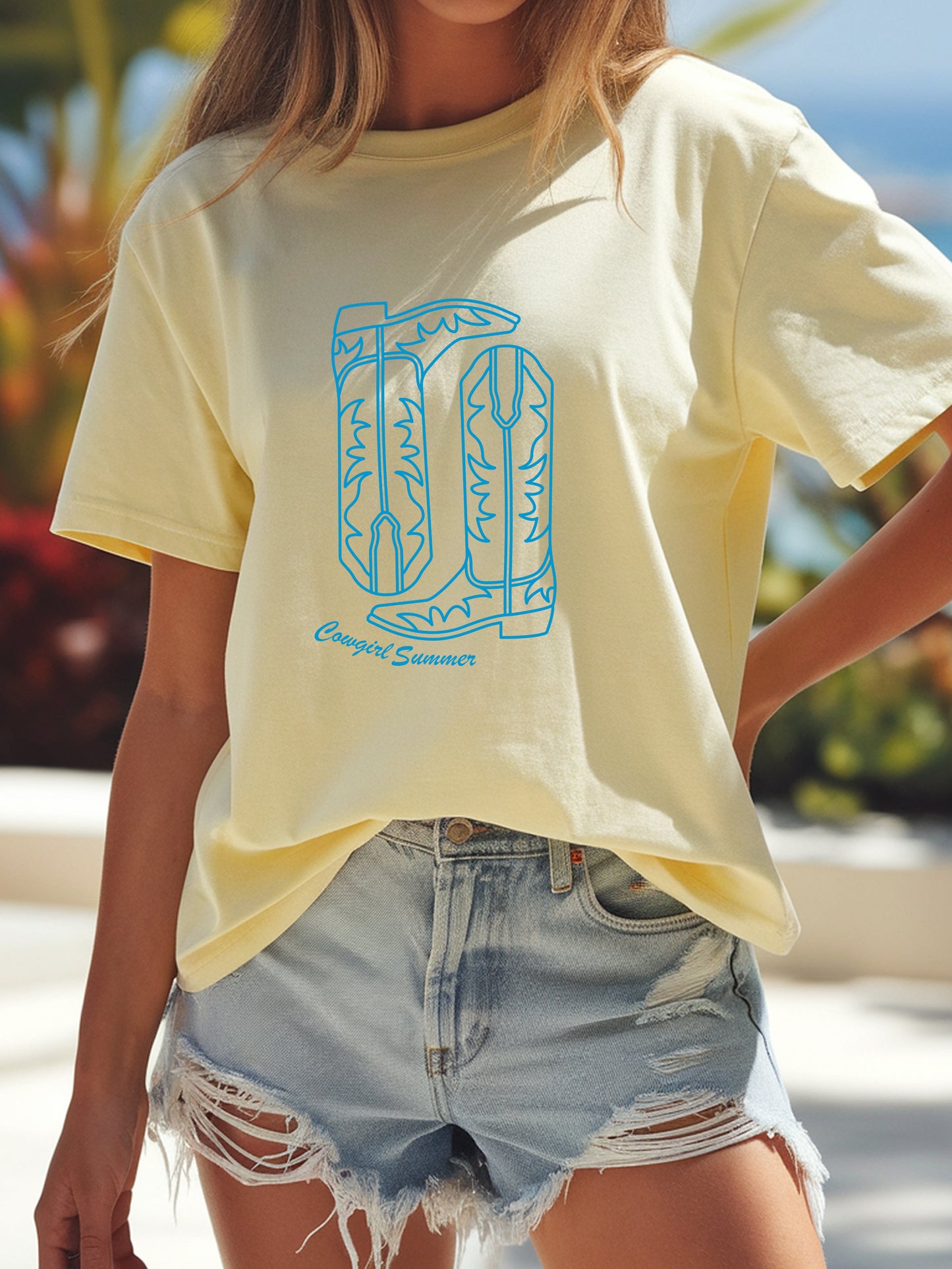 Cowgirl Boots Western  - Unisex Western T-shirt