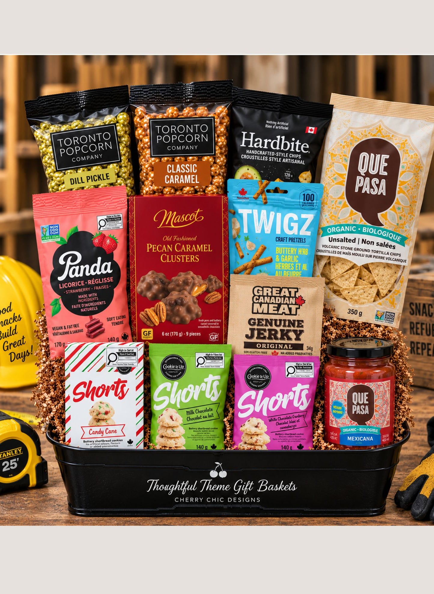 Jobsite Snack Haul Office Party Gift Basket