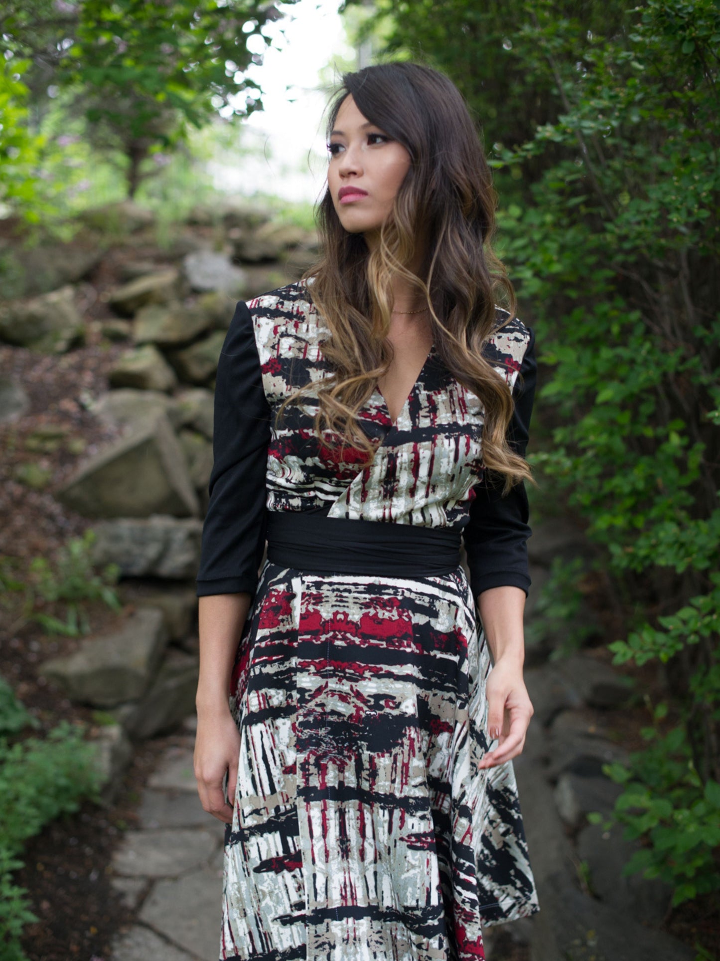 Sadie A-Line Wrap Dress
