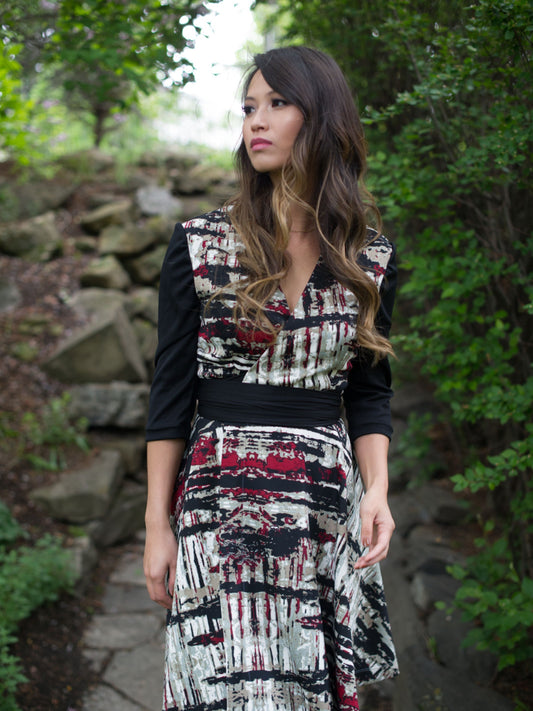 Sadie A-Line Wrap Dress
