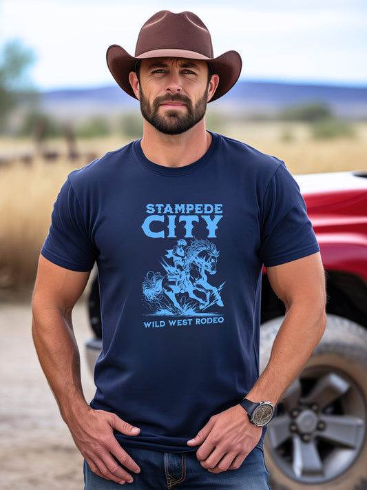 Stampede City Modern Style Western Unisex T-shirt