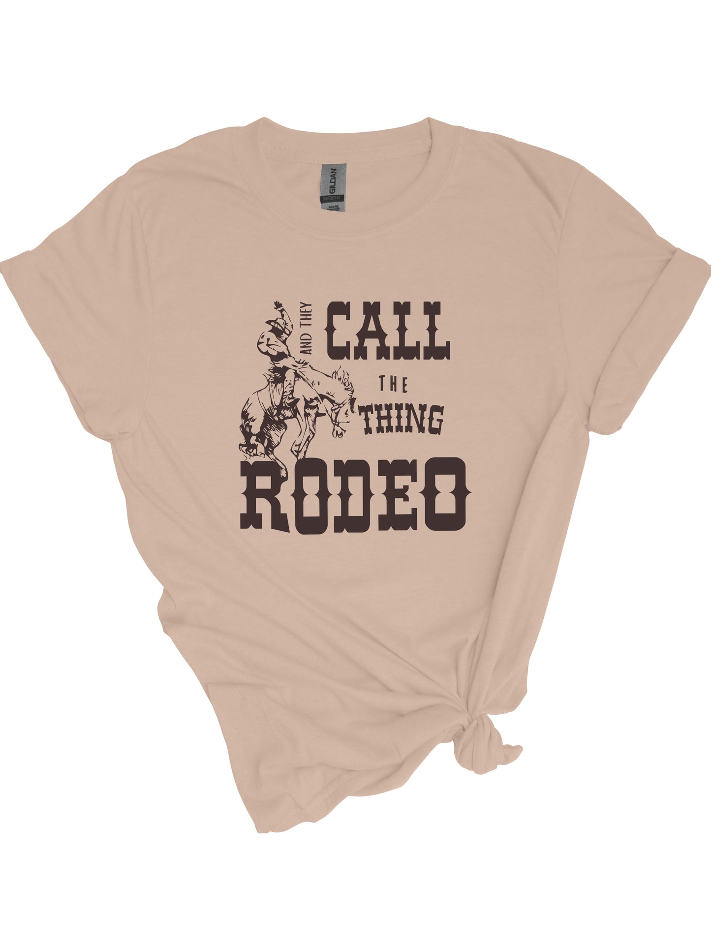 They call it rodeo - Relaxed fit Unisex tee sand
