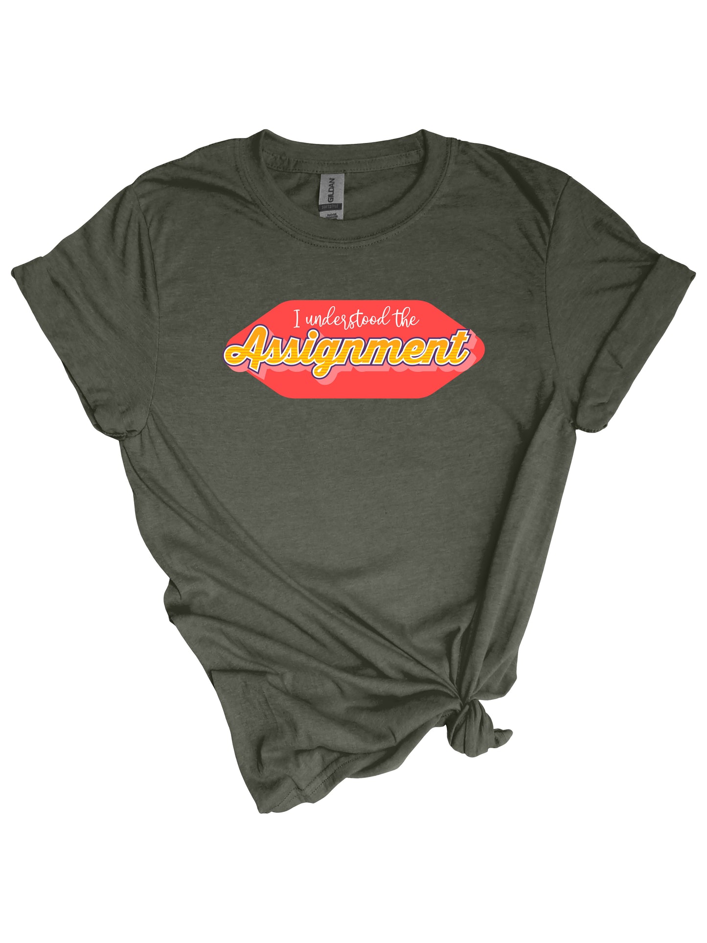I Understood the Assignement - Unisex Relaxed Fit Tee Heather Green