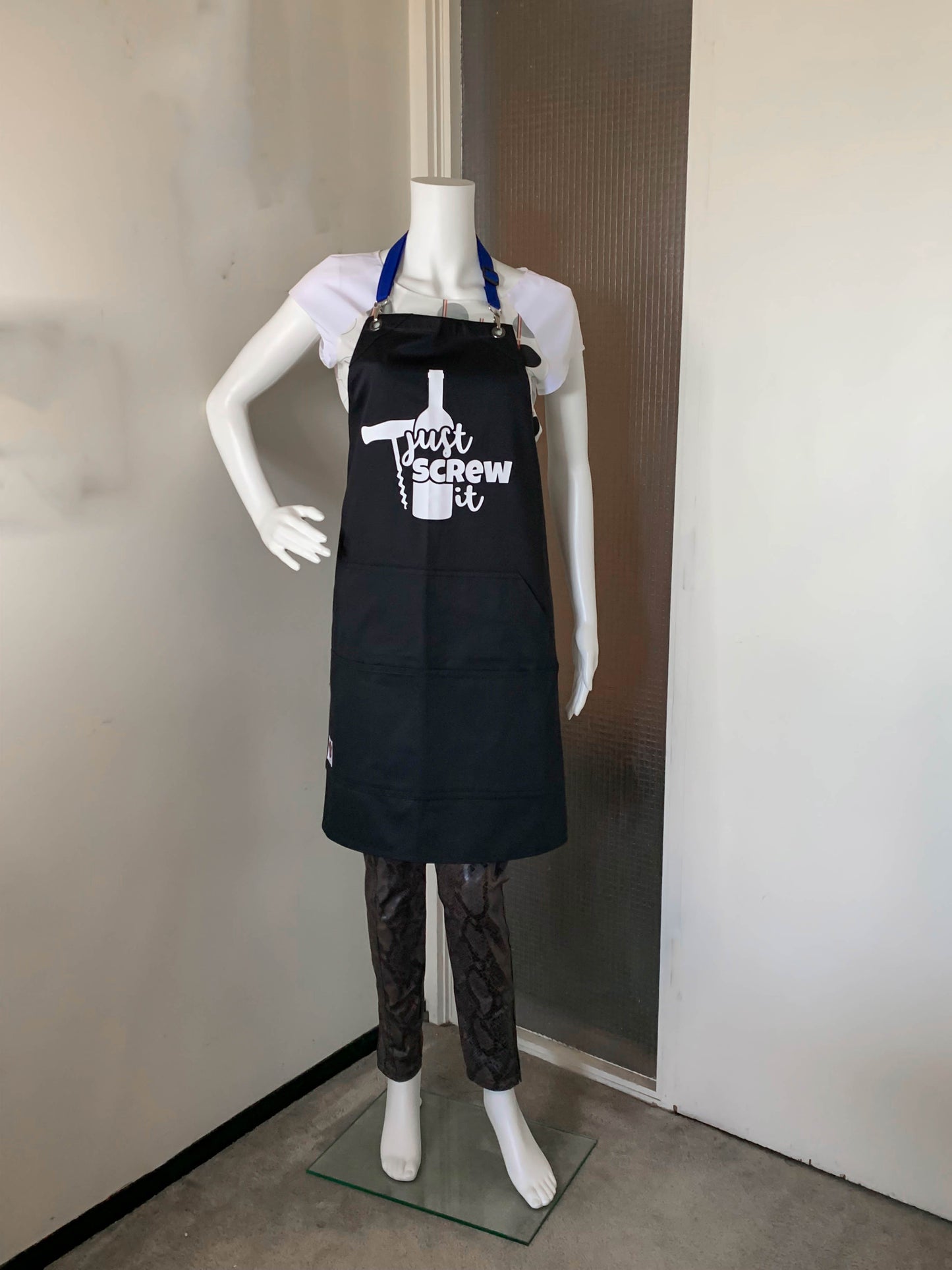 Just Screw it Apron - Black