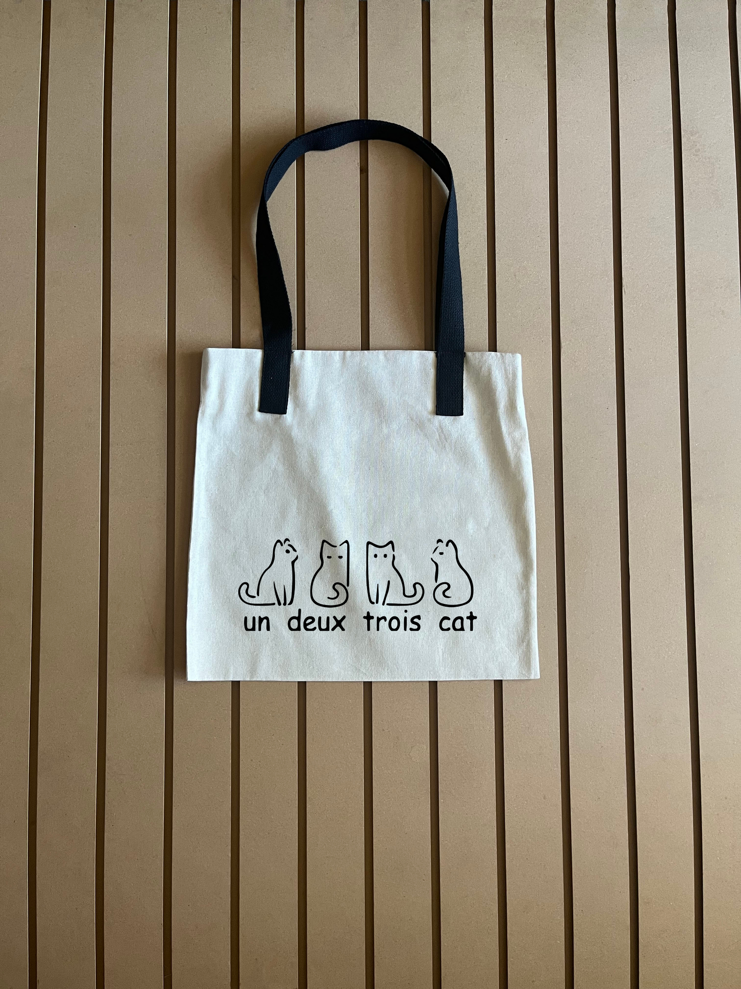 Un, deux, trois, cat - Tote Bag