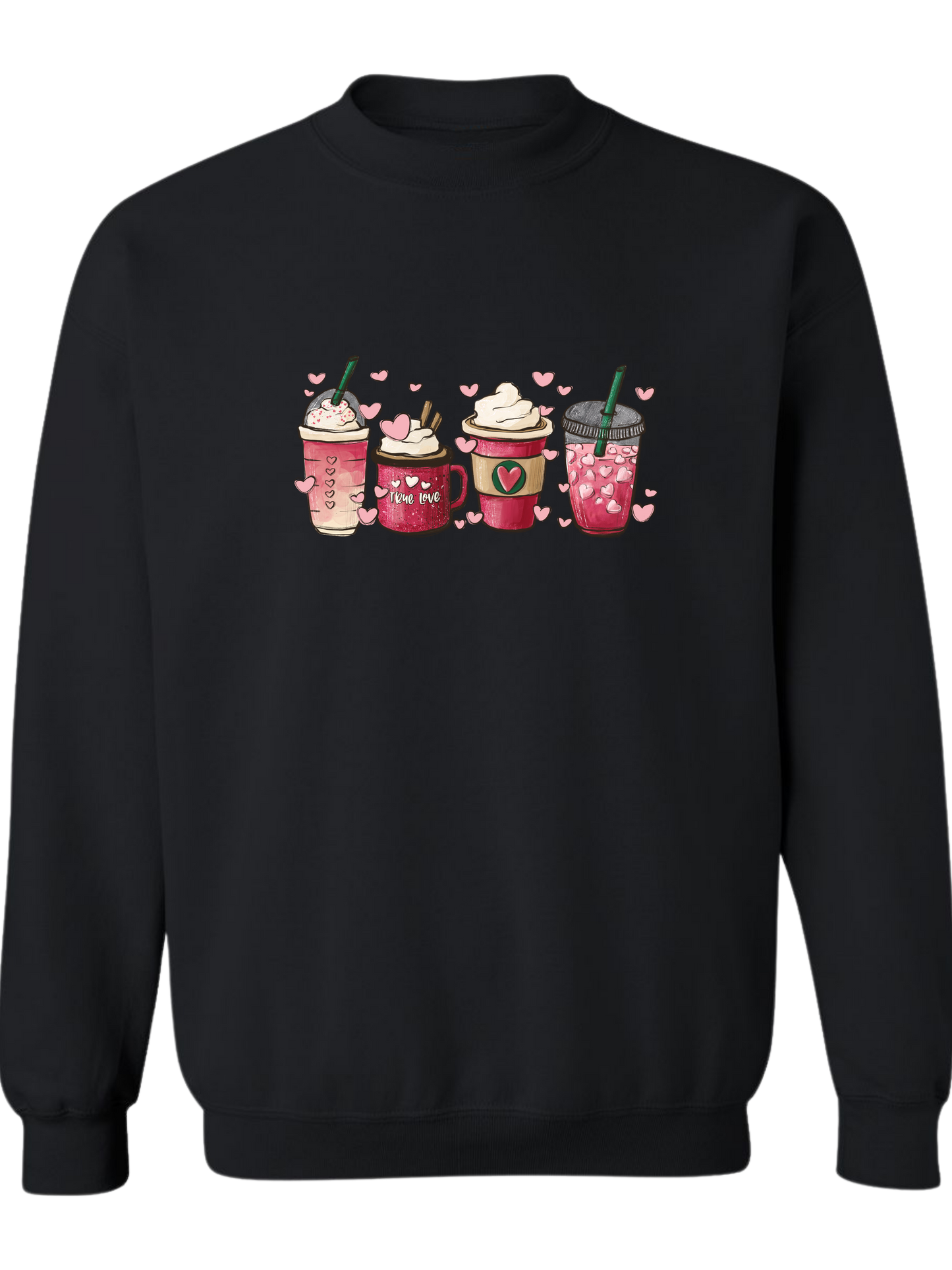Valentine Coffee - Crewneck Relaxed Fit Sweatshrit