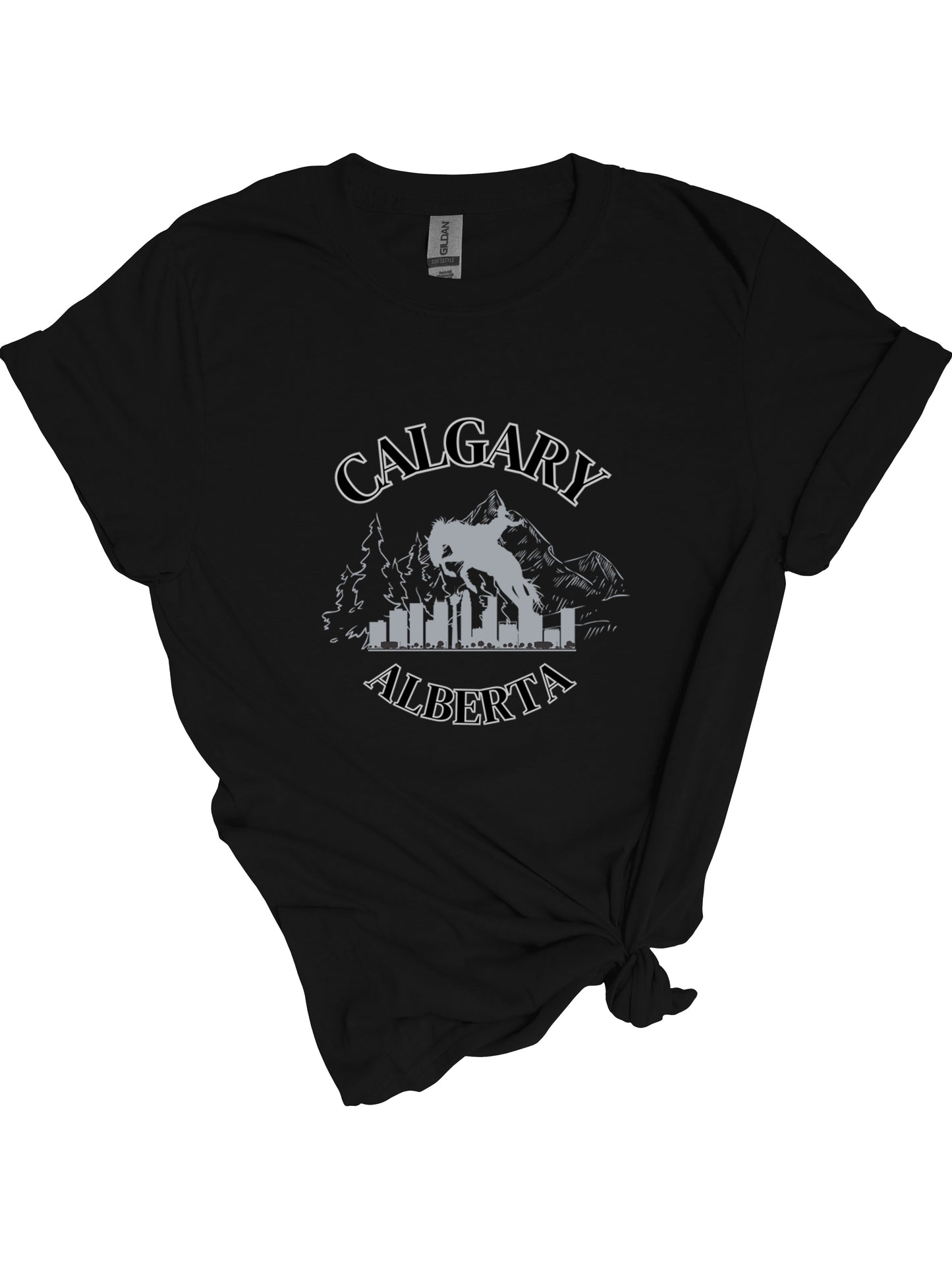 Calgary Tourism - Relaxed Fit Tshirt Black