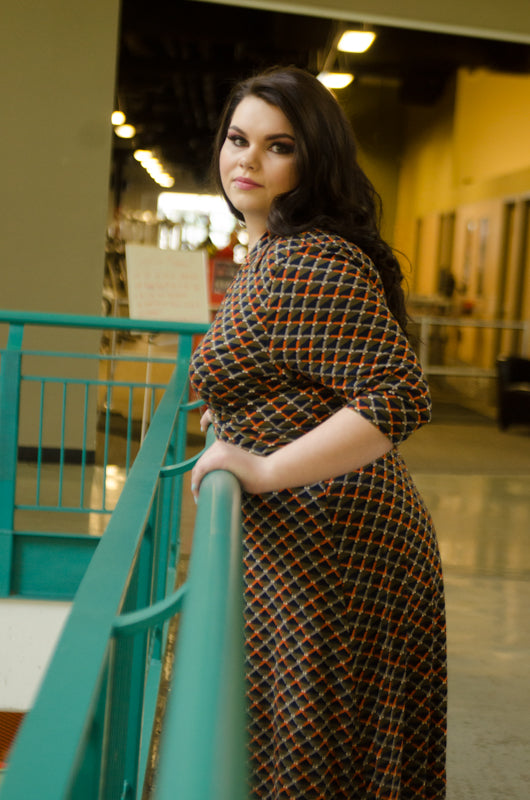 Retro-Tech Wrao Dress