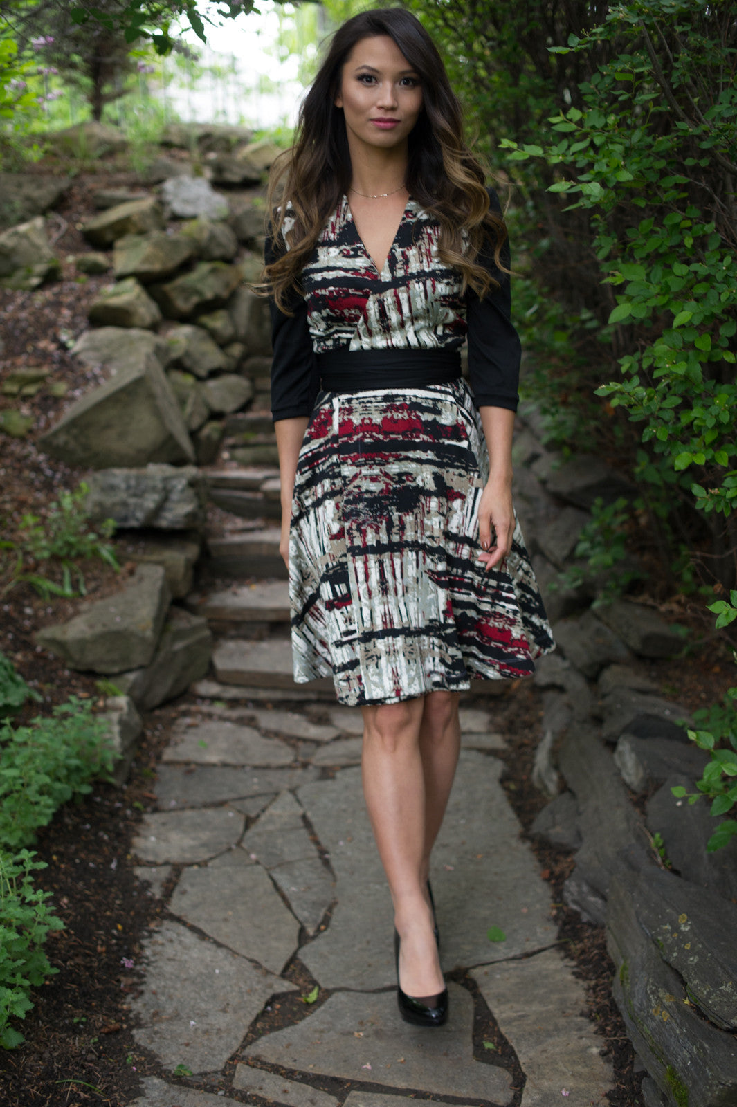 Sadie A-Line Wrap Dress