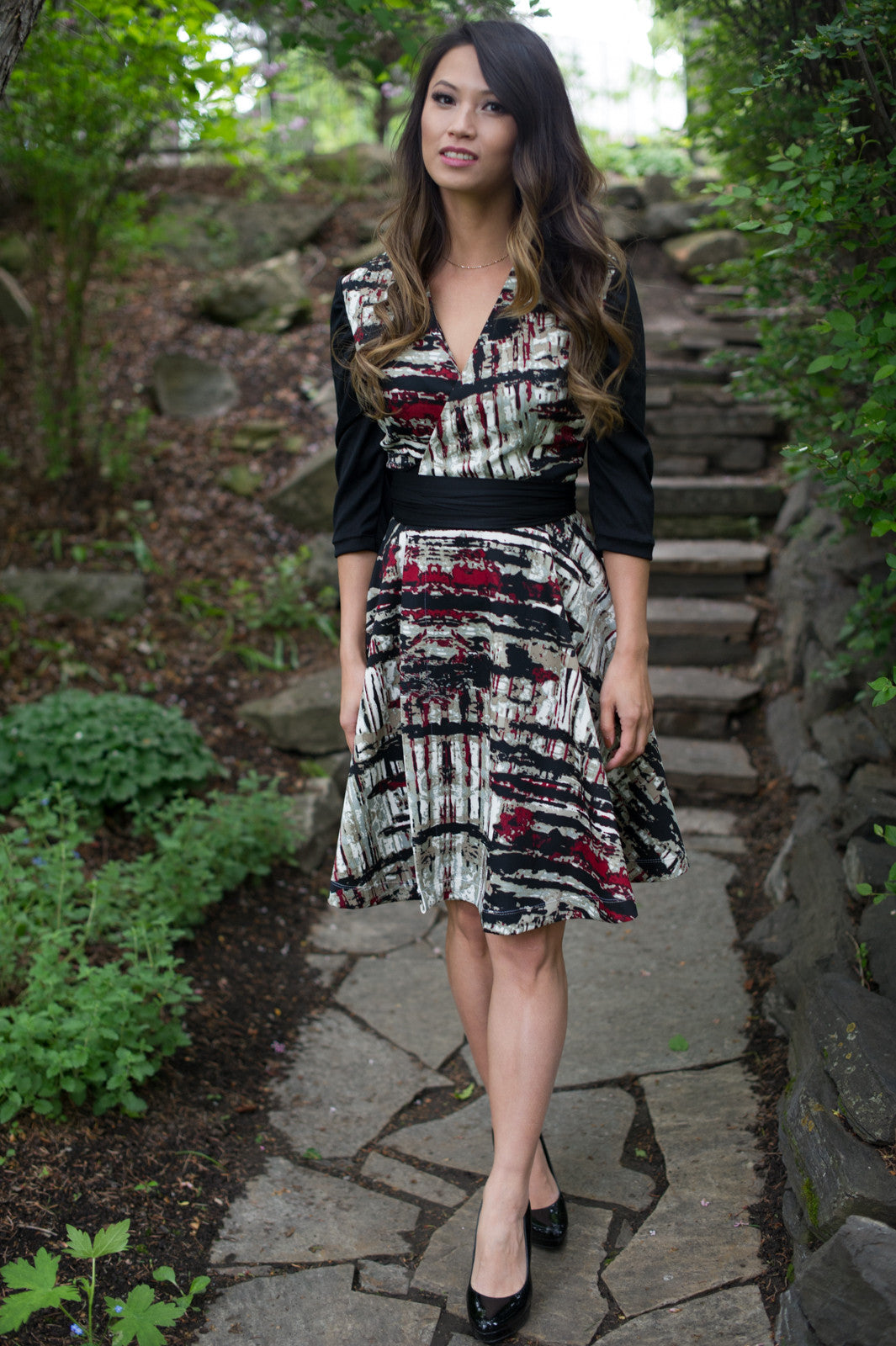 Sadie A-Line Wrap Dress