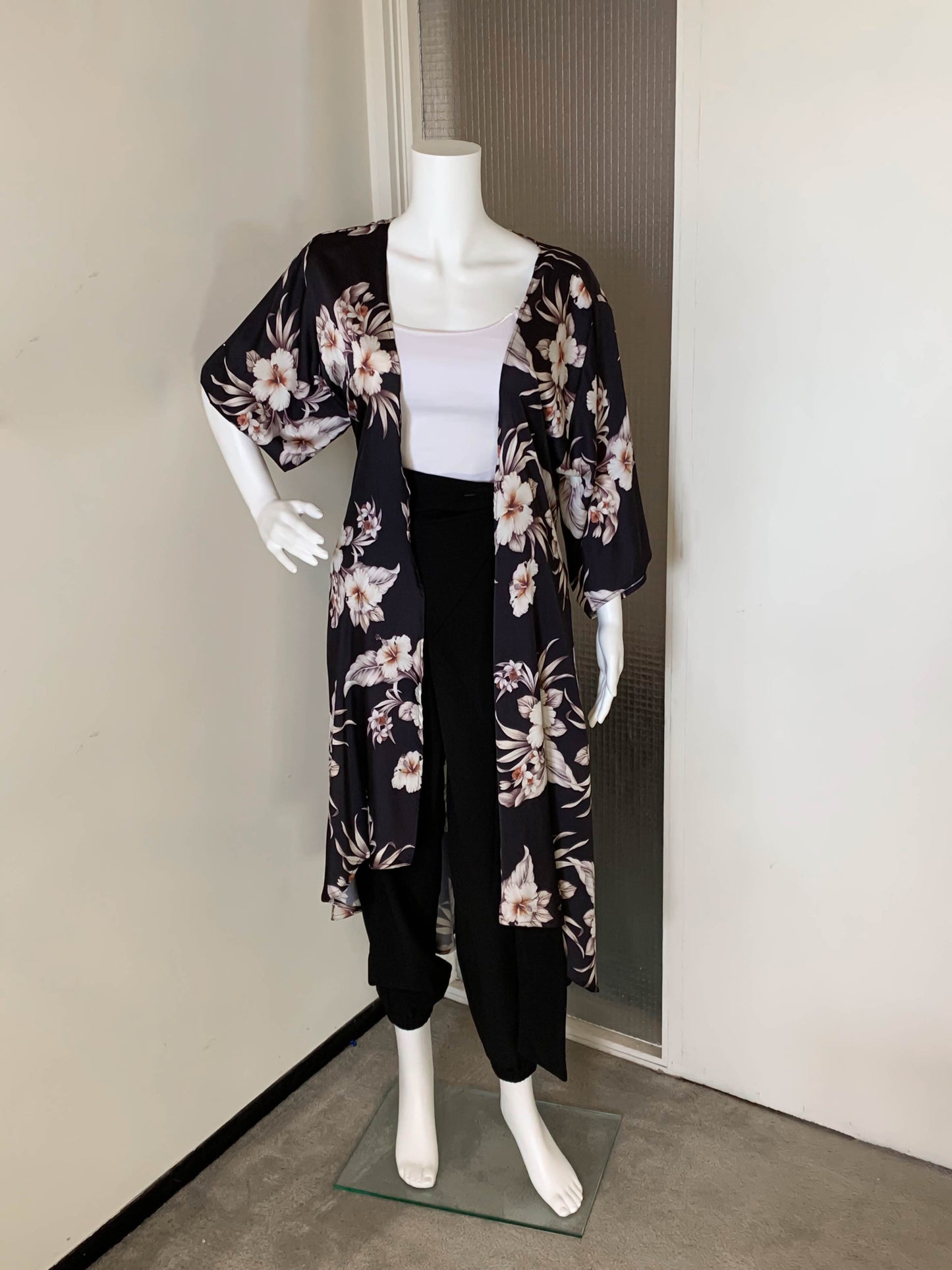 Floral Kimono Cardigan | Floral Kimono Robe | CHERRY CHIC DESIGNS