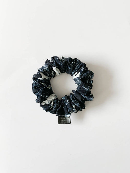 Mini Blue Scrunchie | Blue Cocoa Scrunchie | CHERRY CHIC DESIGNS