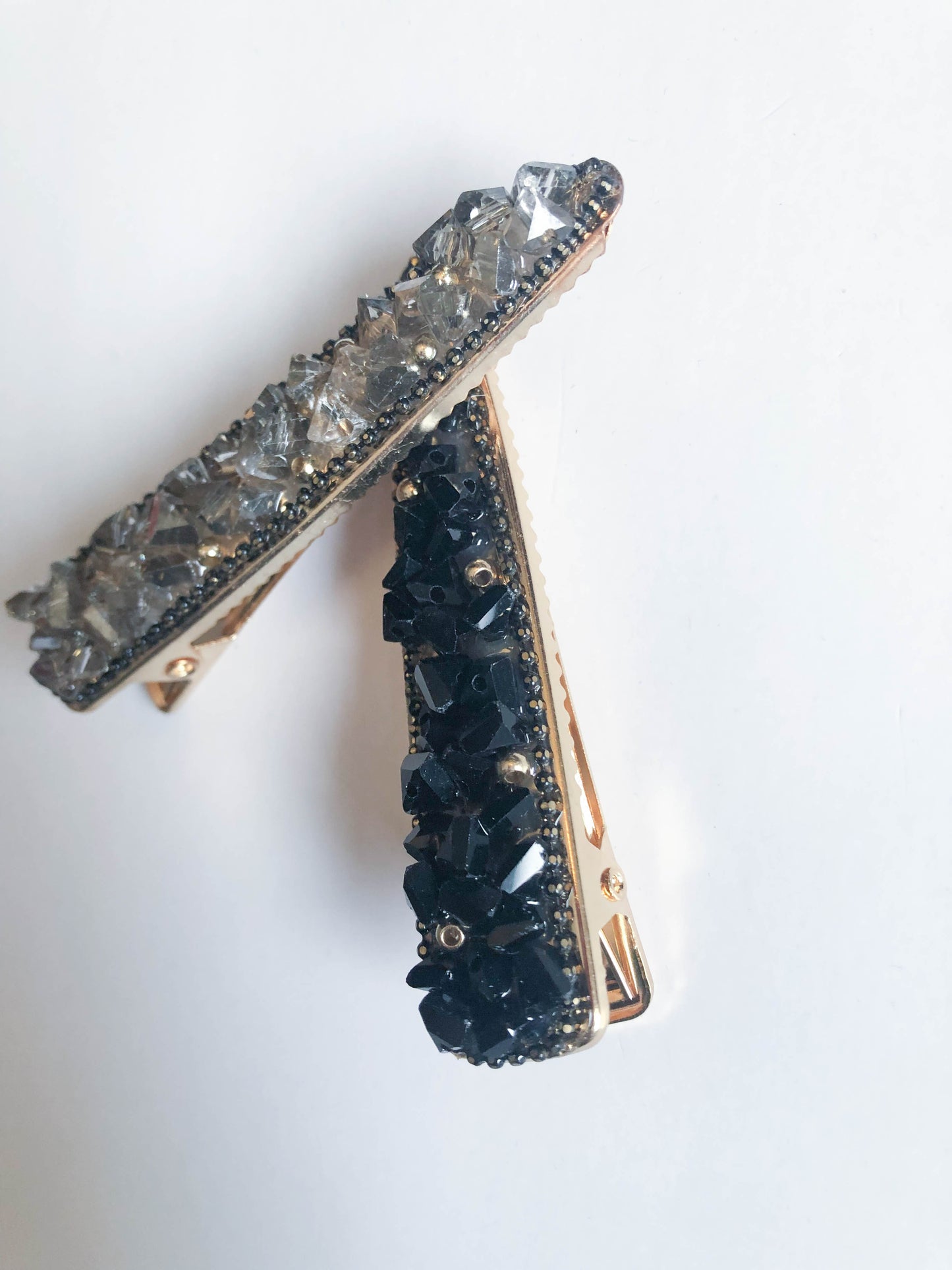 Black Hair Clip | Shining Hair Clip | CHERRY CHIC DESIGNS