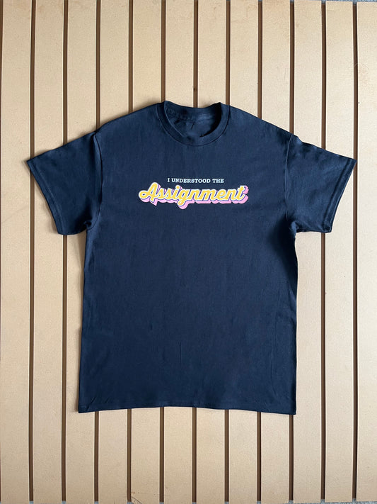 I Understood the Assignement - Relaxed Fit Tee Black