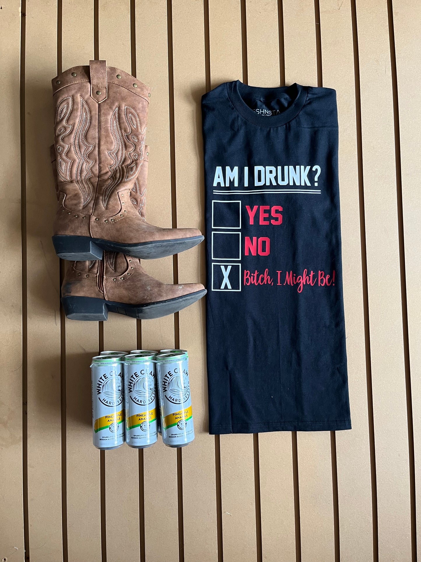 Am I Drunk T Shirt | Unisex Graphic Tee | CHERRY CHIC DESIGNS
