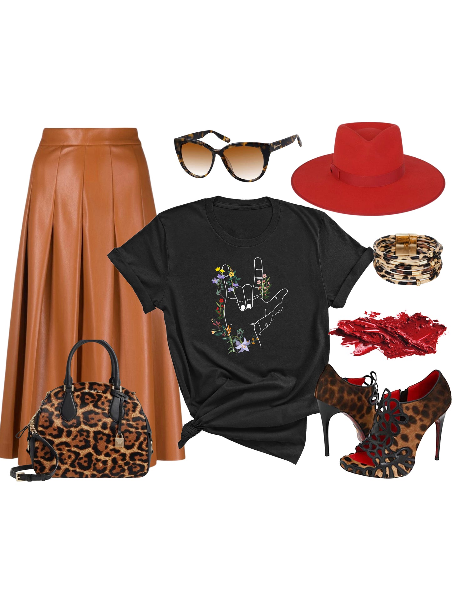 Sign of Love - Unisex Relaxed Fit Tee Black