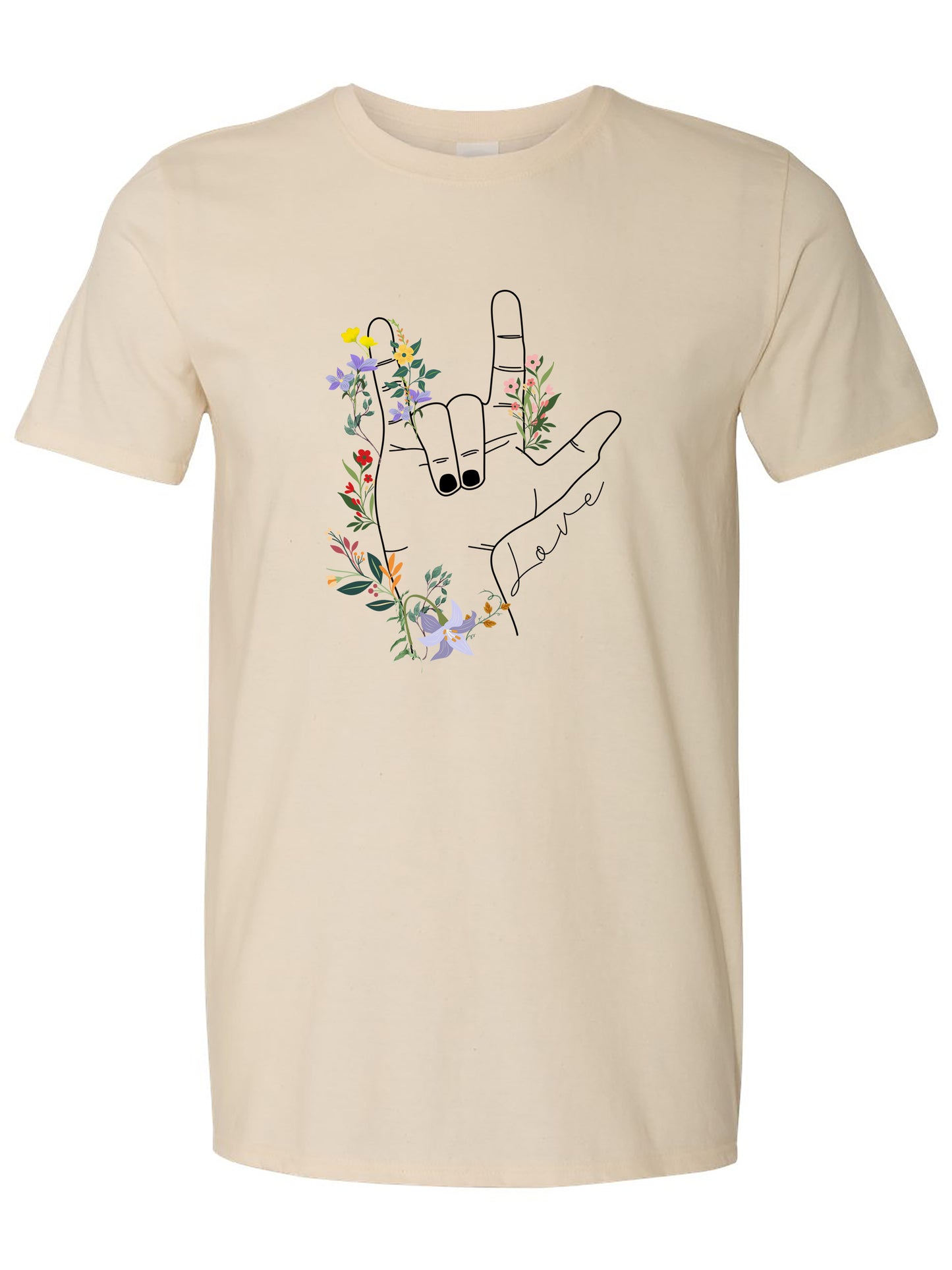 Sign of Love - Unisex Relaxed Fit Tee Sand