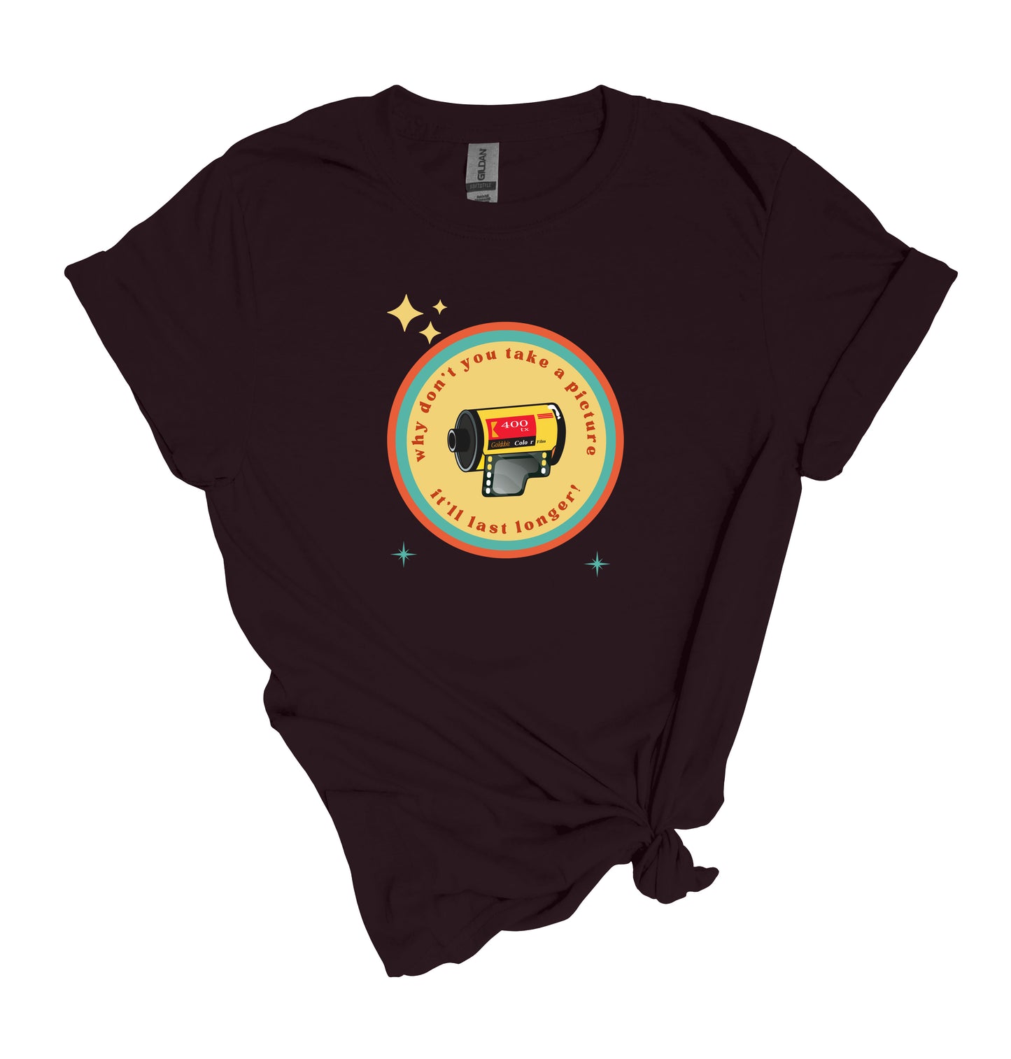 Take a picture it will last longer - Unisex Relaxed Fit Tee Brown