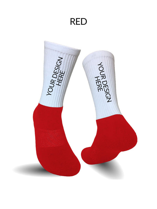 Athletic Sock Red - Custom Design