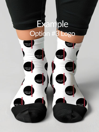 Dress Ankle Sock - Unisex ankle sock/quarter sock - Custom Design