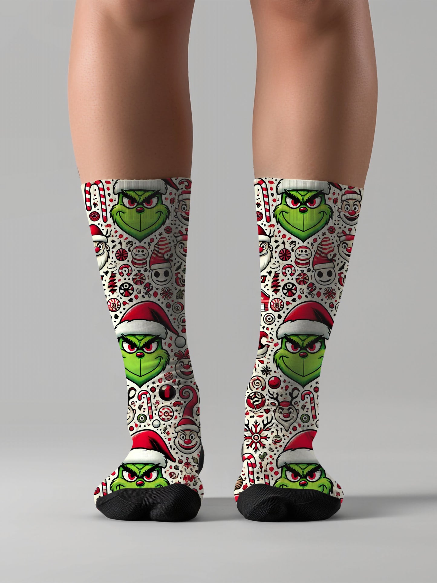 The Grinch Festive Mischief Christmas Unisex Dress Socks