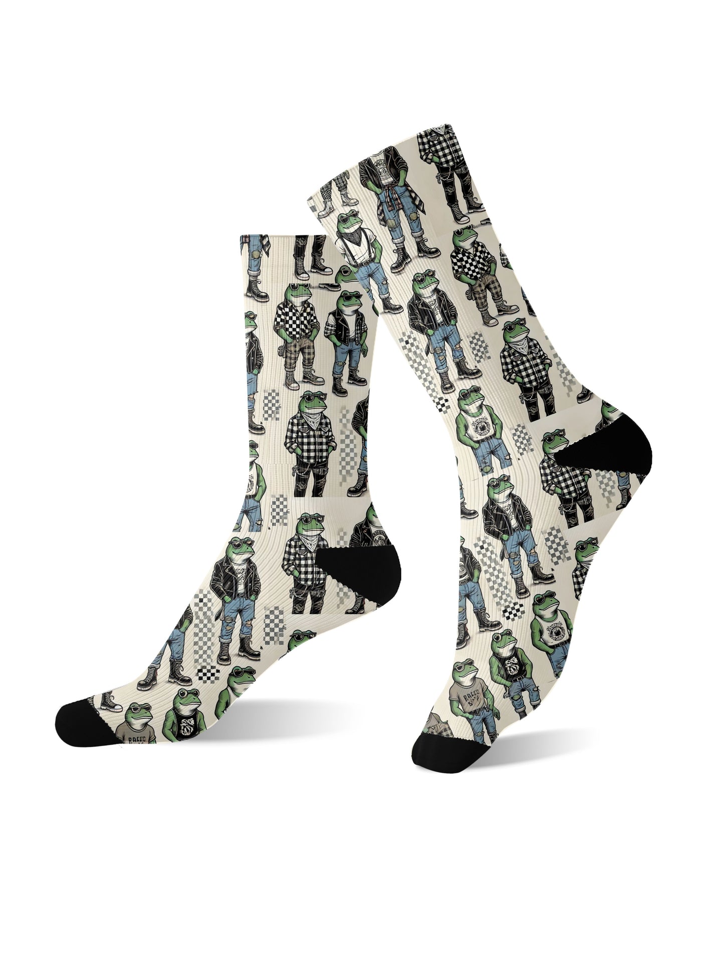 Frog Status Unisex Dress Socks