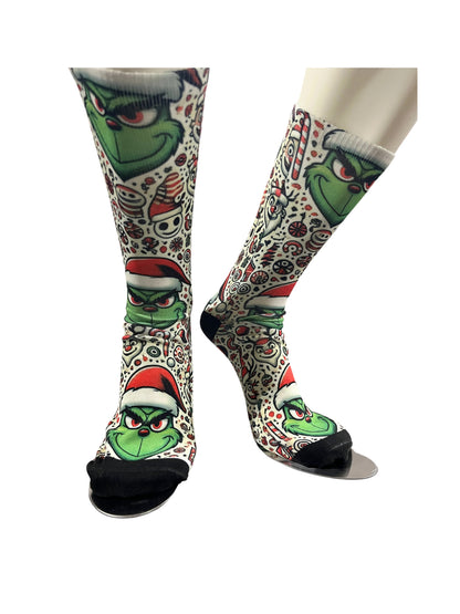 The Grinch Festive Mischief Christmas Unisex Dress Socks