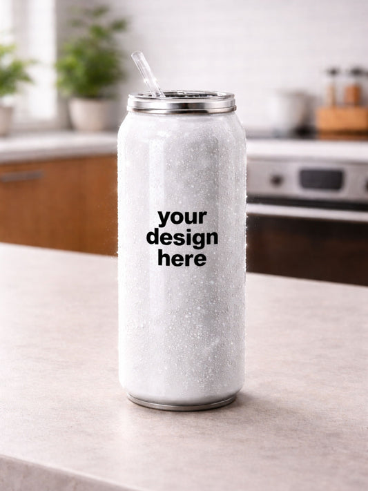 Custom Glitter Beer Can 17oz