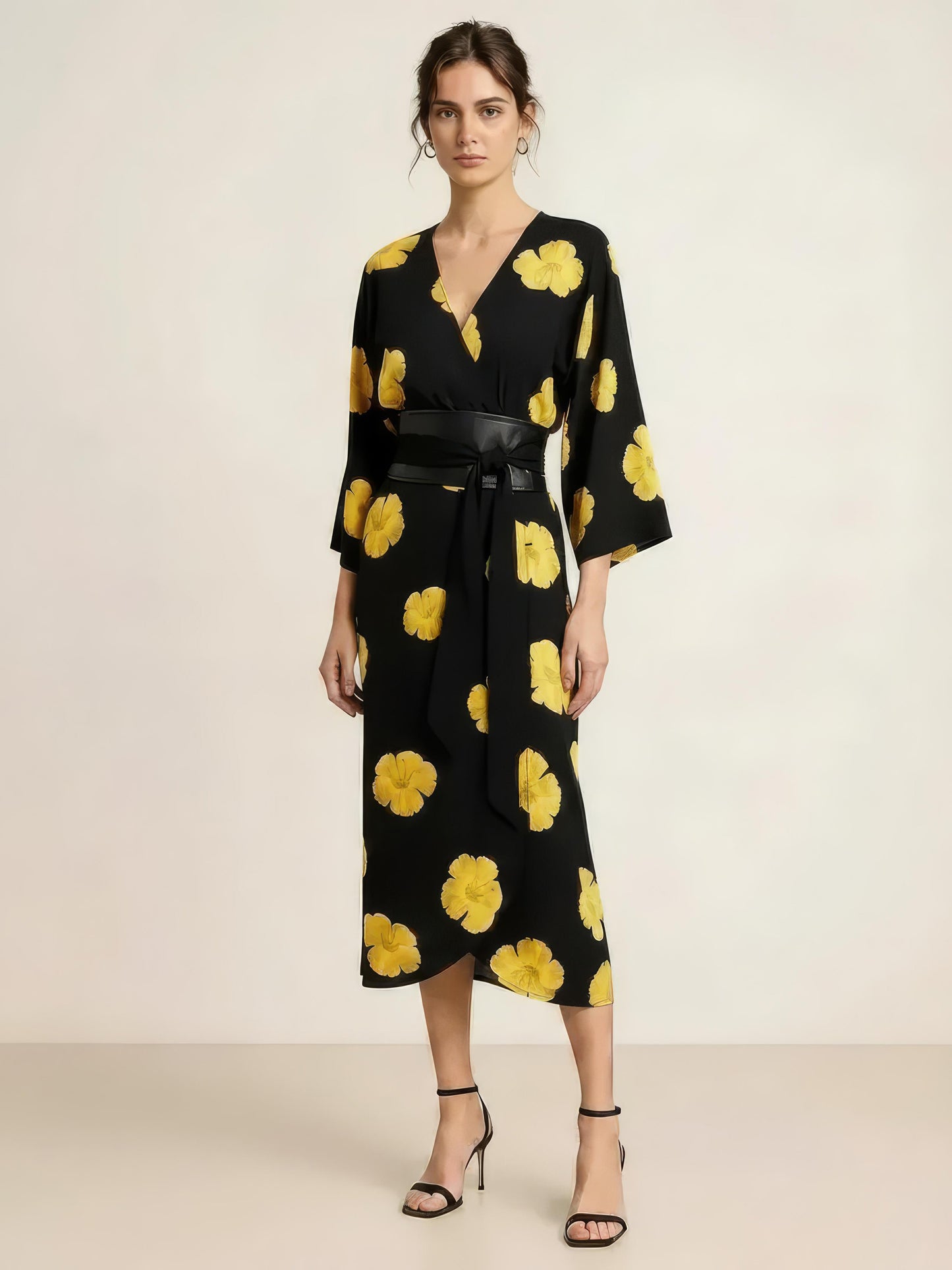 Golden Noir Kimono