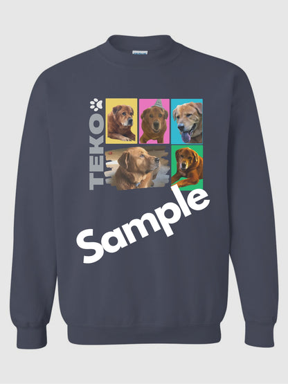 Custom Dog Personalized Pet Unisex Crewneck Sweatshirt