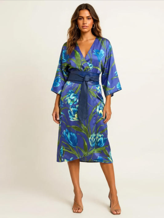 Sapphire Garden Kimono