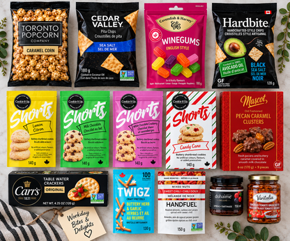 Workday Bites & Delights Office Party Gift Basket