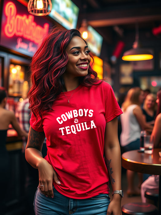 Cowboys & Tequila - Scarstic Unisex T-shirt