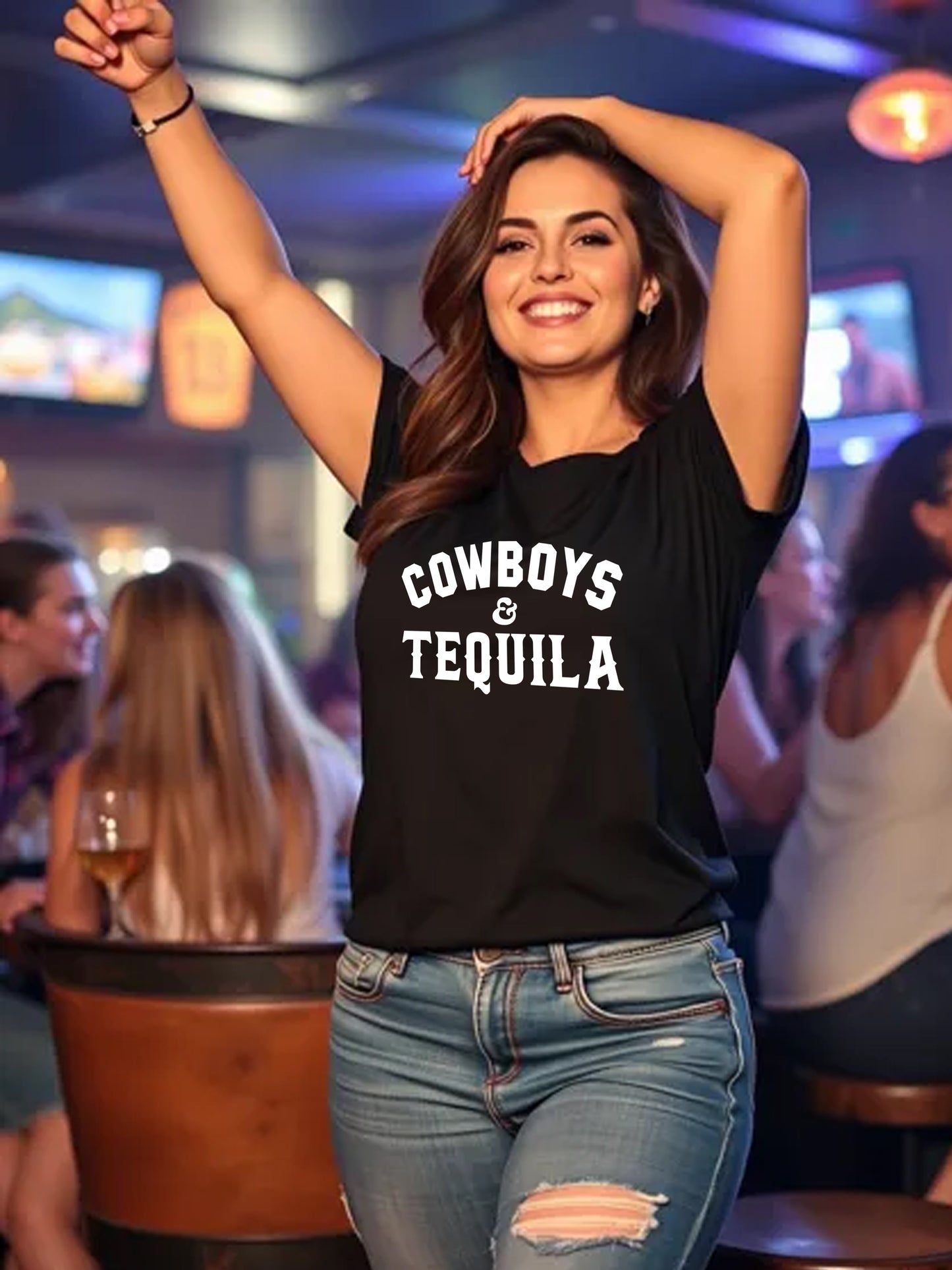 Cowboys & Tequila - Scarstic Unisex T-shirt