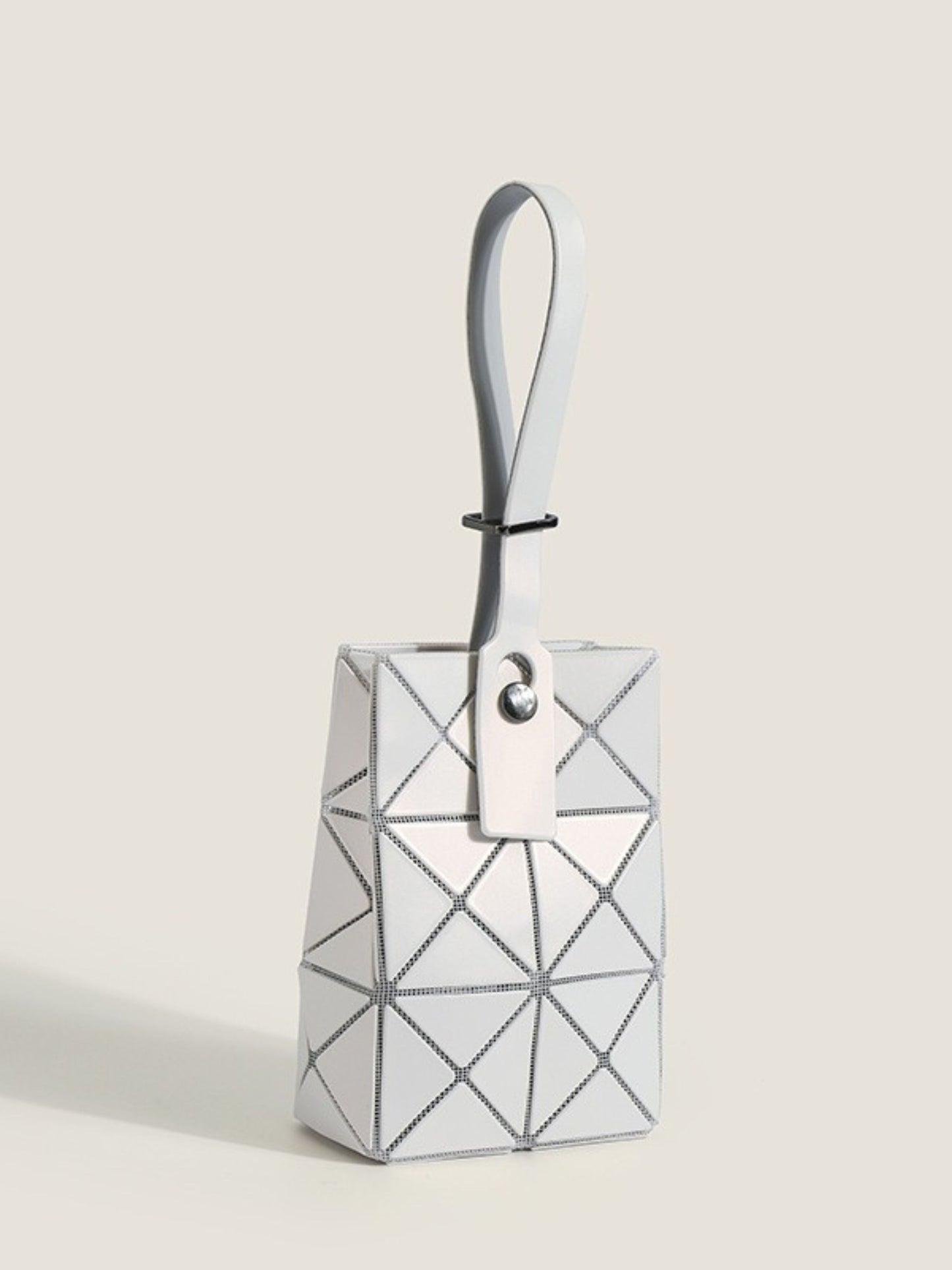 Geometric Panel Foldable Handbag