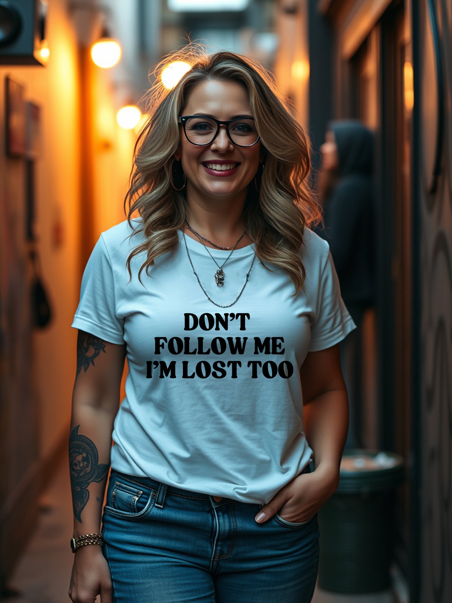 Don't Follow Me, I'm Lost Too - Scarstic Unisex T-shirt