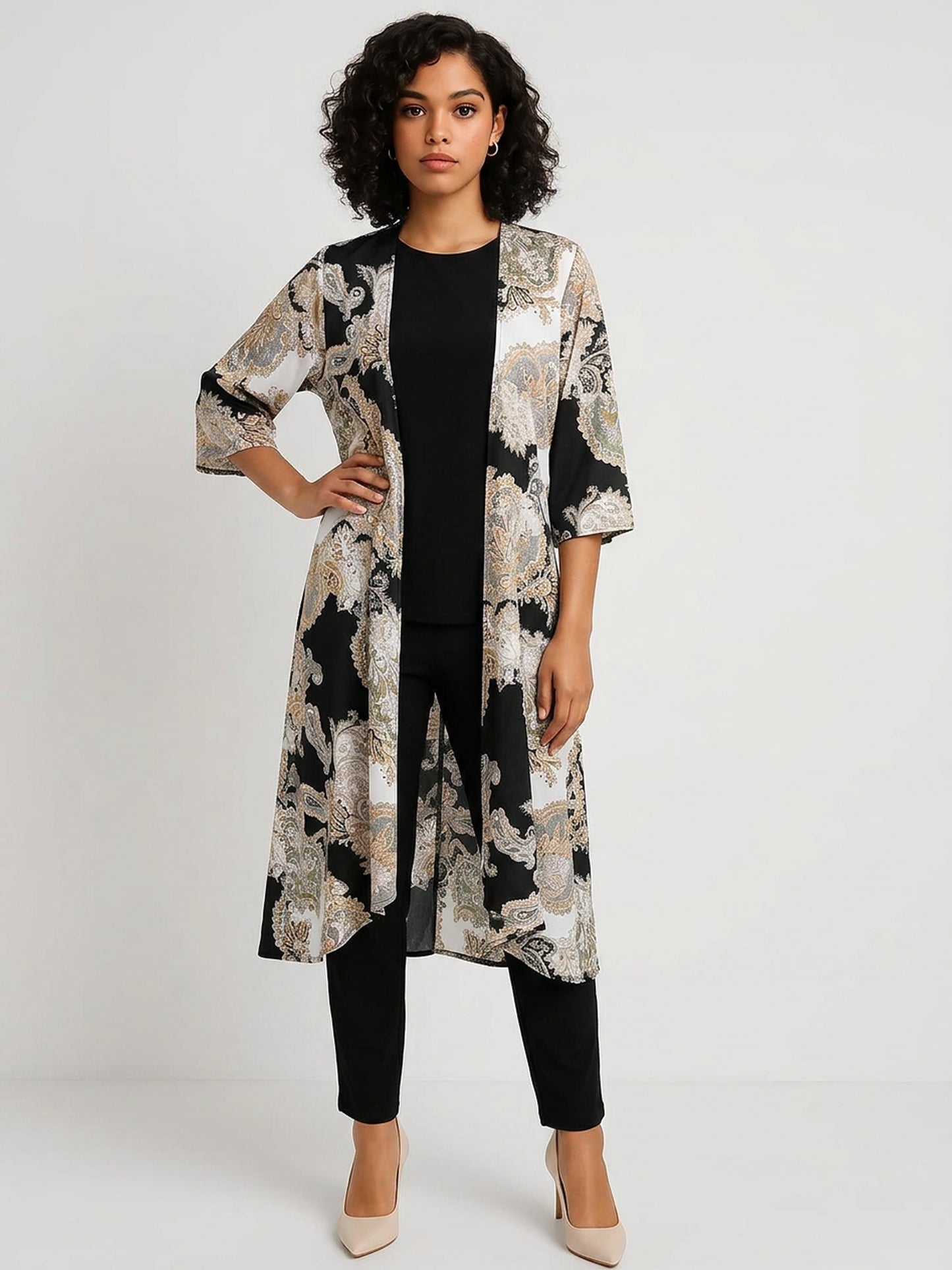 KEEPIN IT CLASSIC - DARK NAVY KIMONO