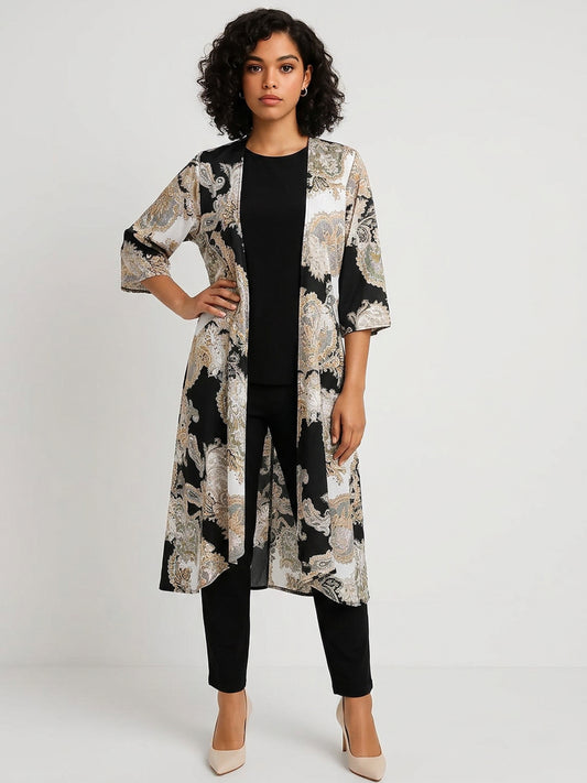 KEEPIN IT CLASSIC - DARK NAVY KIMONO