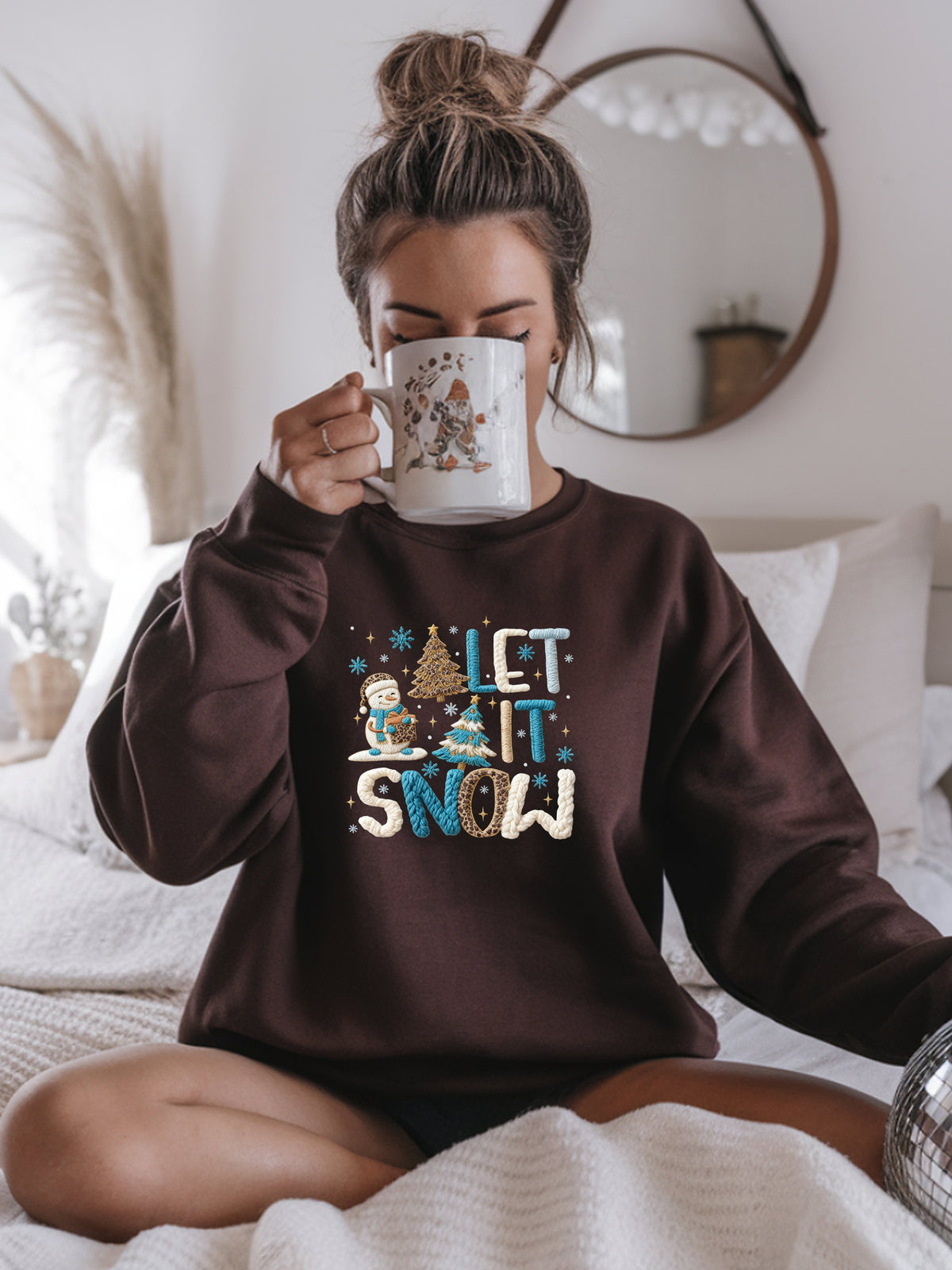 Let it Snow Unisex Christmas Crewneck Sweater