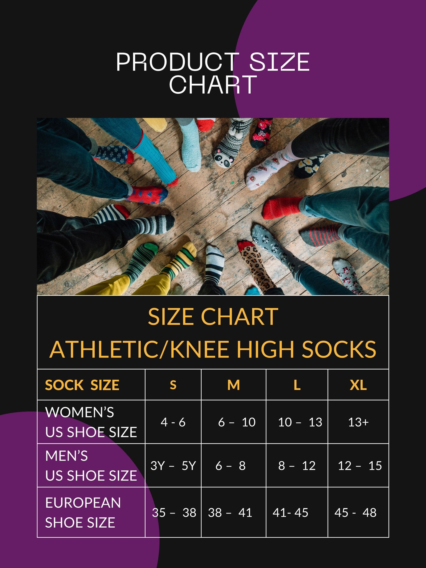 Athletic Sock Purple - Custom Design