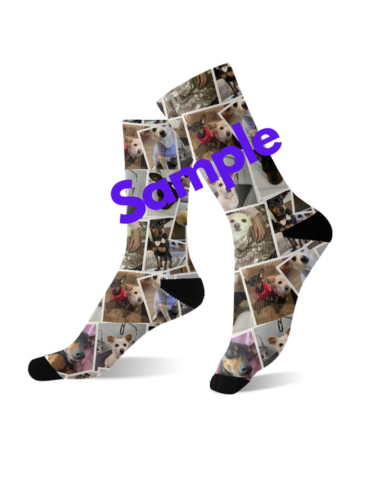 Custom Pet Personalized Unisex Dress Socks