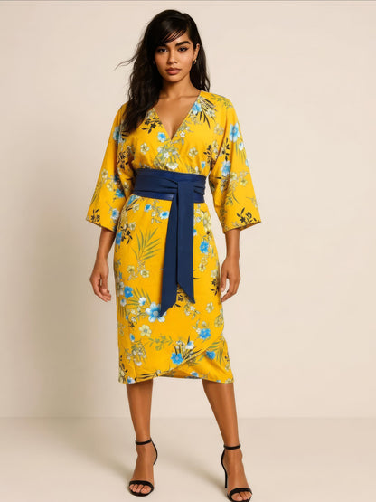 Sunshine Bluebell Kimono
