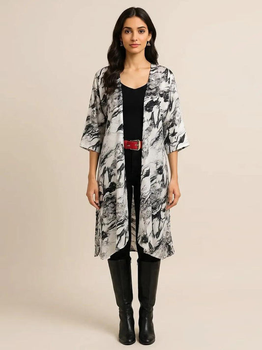 White Granite Kimono