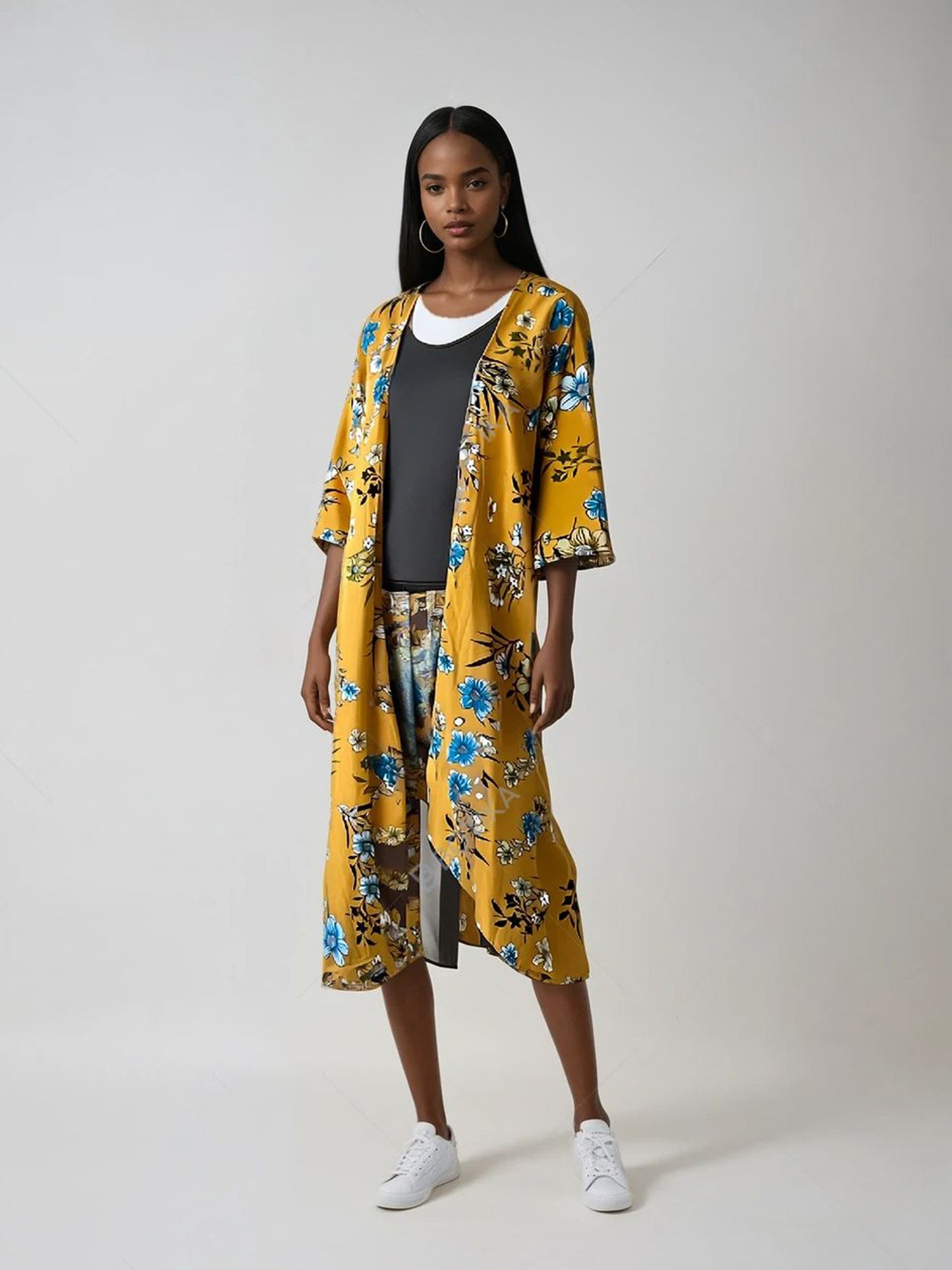 Sunshine Bluebell Kimono