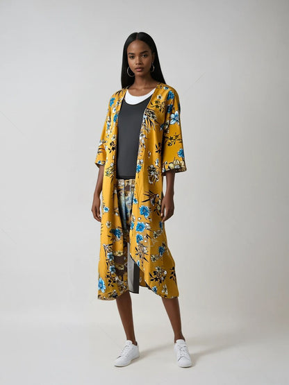 Sunshine Bluebell Kimono